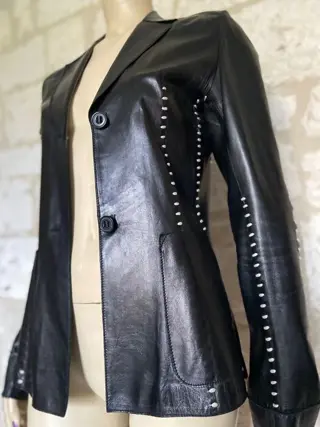 Sylvie Schimmel Leren jas