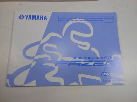 INSTRUCTIEBOEKJE Yamaha FZ8 2010 - 2015