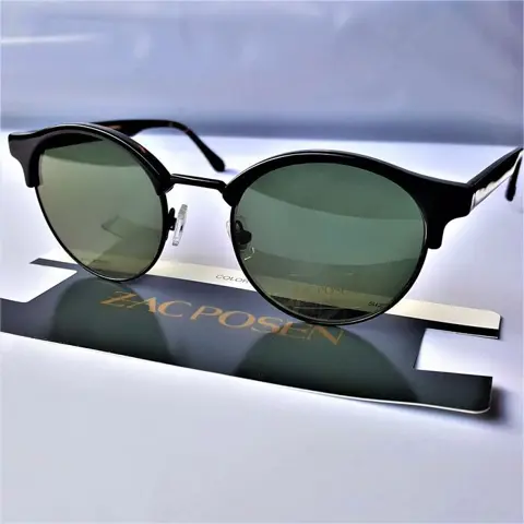 Zac Posen - Clubmaster - Black Green - New - Zonnebril