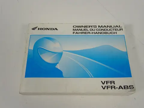 INSTRUCTIEBOEKJE Honda VFR 800 I 2002 - 2013