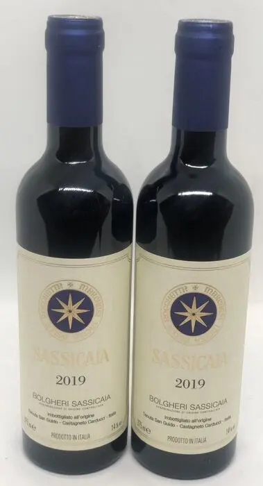 2019 Tenuta San Guido, Sassicaia - Super Tuscans - 2 Halve