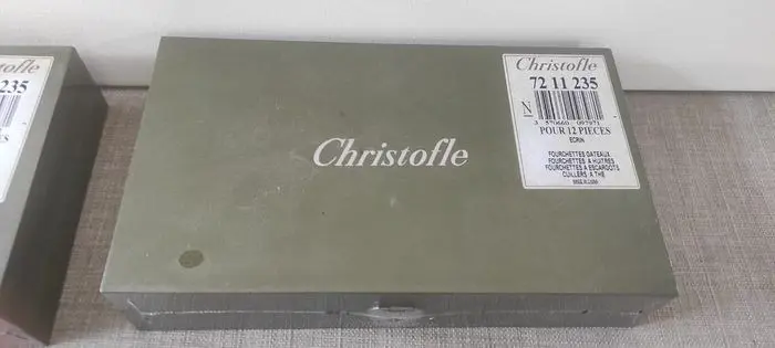 Christofle - Koffer voor 12 stuks (4) - Hout