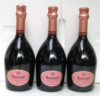 Ruinart Rosé - Champagne Brut - 3 Flessen (0.75 liter)