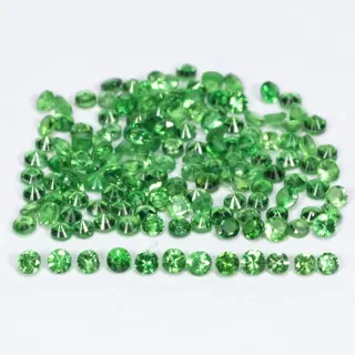 150 pcs Geen minimumprijs - Tsavorite Granaten - 3.25 ct