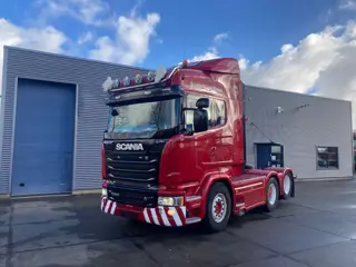 Scania R580 6×2 with Boogie Lift Axle (bj 2016, automaat)