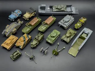 Airfix - WW2 - Militaire voertuigen Carri Armati, Cannoni