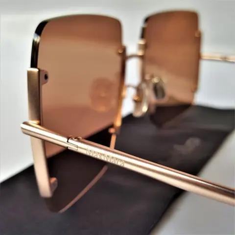 Max Mara - Exclusive Screws - Gold - New - Zonnebril