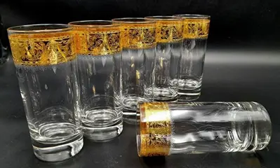 Cre Art Srl - Glazen voor sap, water of hapjes (6) - Kristal