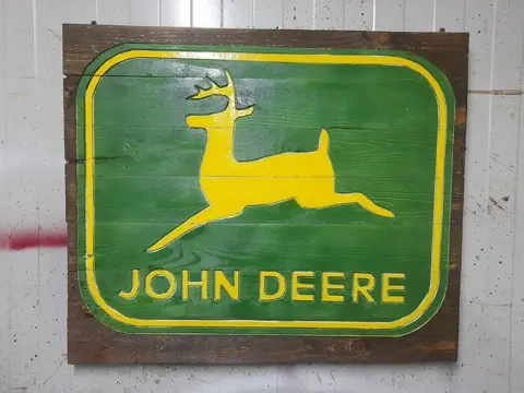 Bord - insegna da muro john deere - john deere