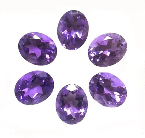 6 pcsAmethist - geen minimumprijs - 15.43 ct
