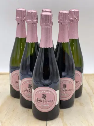 Mathelin "Cuvée Lady Coralie" - Champagne Rosé - 6 Flessen
