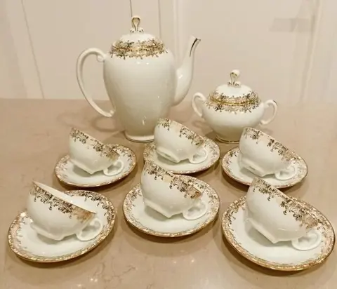 SFP Limoges - Koffieservies voor 6 - Porselein