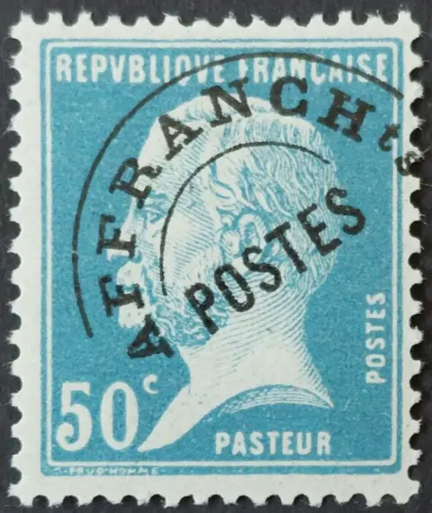 Frankrijk 1922/47 - Pre-cancelled, Pasteur, 50 c. blue - Yvert préoblitéré 68