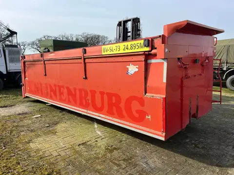 RUIZEVELD GEISOLEERDE KIPBAK MET MILIEUKAPPEN - 25 M3