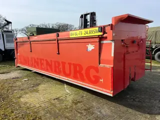 RUIZEVELD GEISOLEERDE KIPBAK MET MILIEUKAPPEN - 25 M3