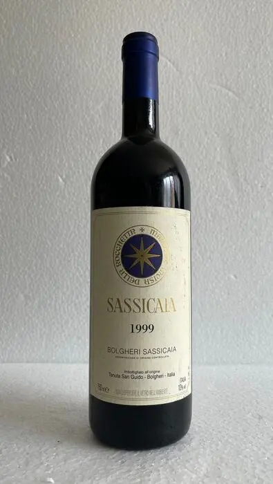 1999 Tenuta San Guido, Sassicaia - Super Tuscans - 1 Fles