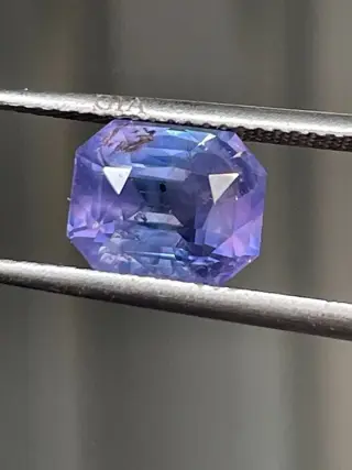 1 pcs Blauw, Violet Saffier - 3.66 ct