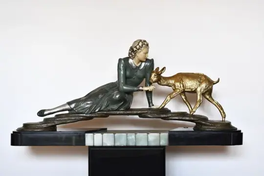 Menneville - Sculptuur - 'sur le Passarelle'