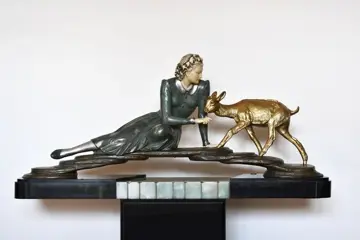 Menneville - Sculptuur - 'sur le Passarelle'