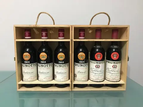 1964 x3 Barbaresco, 1964 Barolo, 1964 x2 Ris Nebbiolo Secco
