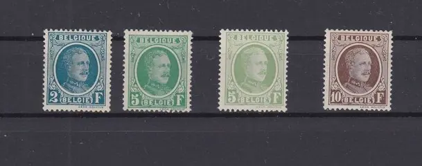België 1922 - Houyoux - OBP : 190/210 + vele nuances (oa. 1,50fr en 5fr)