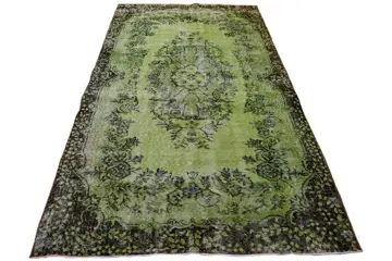 Green vintage - Vloerkleed - 212 cm - 112 cm