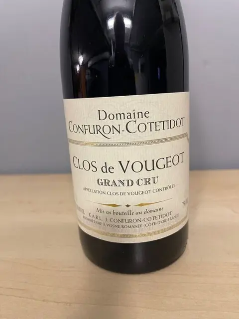 2019 Clos Vougeot Grand Cru - Confuron-Cotetidot - Bourgondië - 1 Fles (0,75 liter)