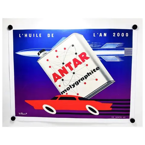 Bernard Villemot - Antar Molygraphite - Jaren 1960