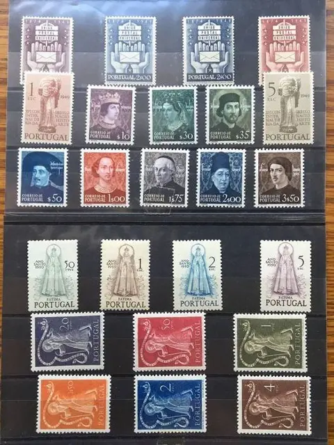Portugal 1949/1950 - Collection of complete years