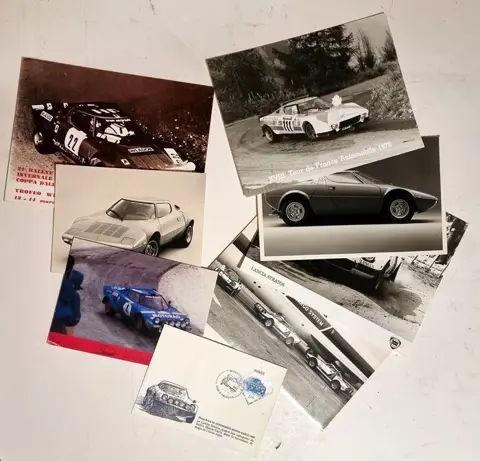Foto - Lotto di 8 pezzi relativi alla Lancia Stratos -