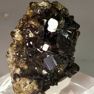 Vesuvianiet Gemma-kristallen, alpine klassieker - 7×3×1 cm