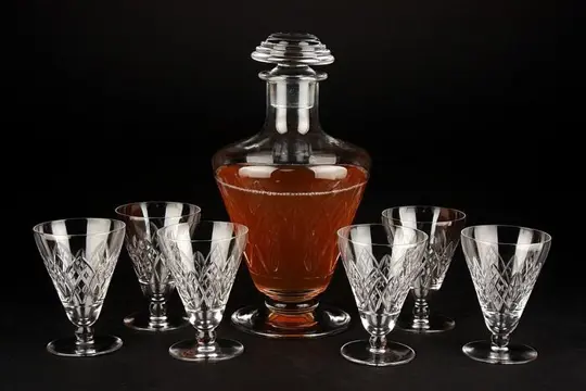 St. Louis - Karaf met glazen - Glas