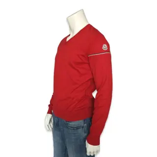 Moncler - MAGLIA TRICOT SCOLLO A V Trui