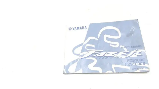 INSTRUCTIEBOEKJE Yamaha FAZER 1000 1998 - 2005