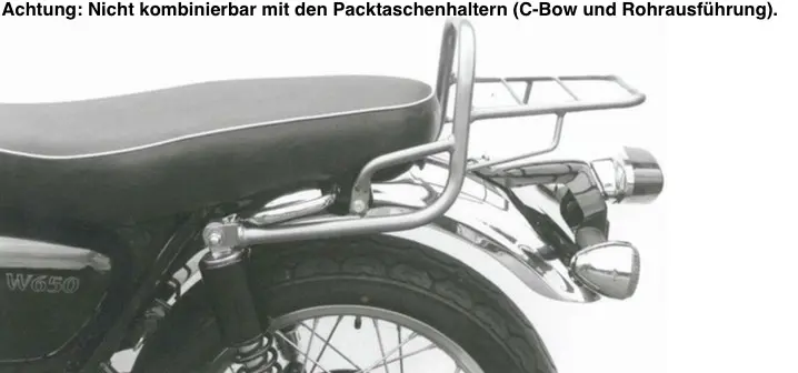 TOPKOFFERDRAGER Kawasaki W 800 2012 - 2016
