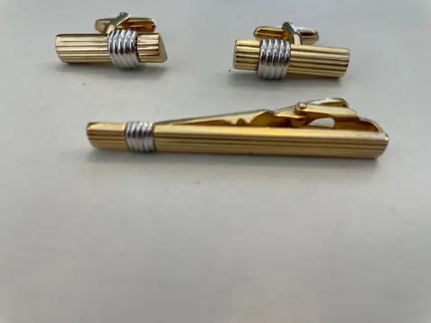 Christian Dior - Cufflinks and Tie clip - Accessoireset