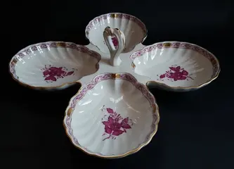 Herend - groot - serveerschaal Fancy Dish - Apponyi