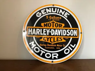 Bord - Harley Davidson Motor Oil. - Ande Rooney. USA