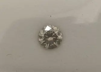 Diamant - 0.44 ct - Rond - J, Faint Grey - VS2, No Reserve
