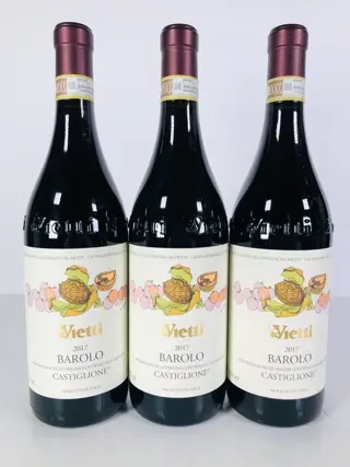 2017 Vietti Castiglione - Barolo - 3 Flessen (0.75 liter)
