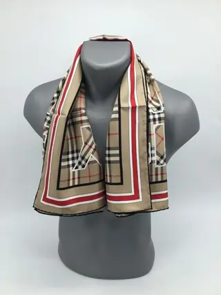 Burberry - 90/90 cm Tartan / monogramme - Sjaal