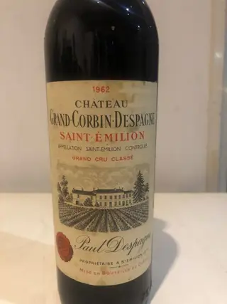 1962 Chateau Grand Corbin Despagne - Saint-Emilion Grand