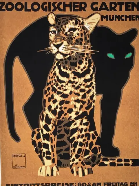 Ludwig Hohlwein - Zoologischer Garten München (70 x 100 cm)