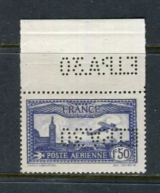 Frankrijk 1930 - Rare n° 6 c. MNH, sheet edge, Von der Weid certificate