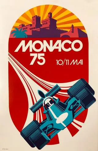 Michael Turner - Monaco Gran Prix 75 - 10/11 MAI (Linen