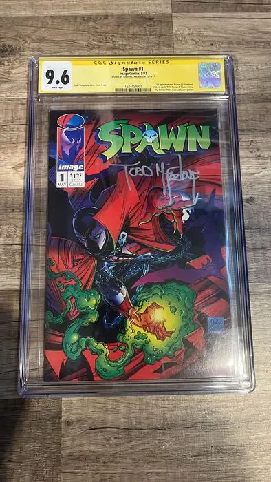 Spawn #1 - Spawn#1 CGC 9.6 Signed by Todd Mcfarlene - Eerste druk