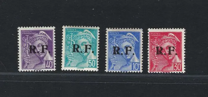 Frankrijk - Mint** Lot of stamps of the Liberation of Salon en Provence, Mercure type