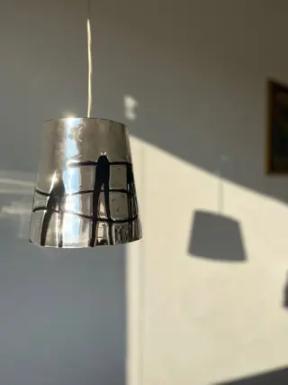 Flaver - Hanglamp - Maya Sospensione Specchio filo nero