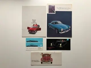 Brochures/catalogi - US Brochures VW Karmann-Ghia