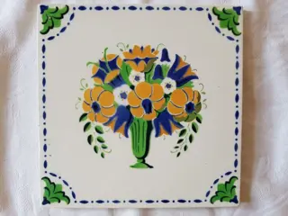 Grohner Wandplattenfabrik AG - Art Nouveau tegel (15,4 x